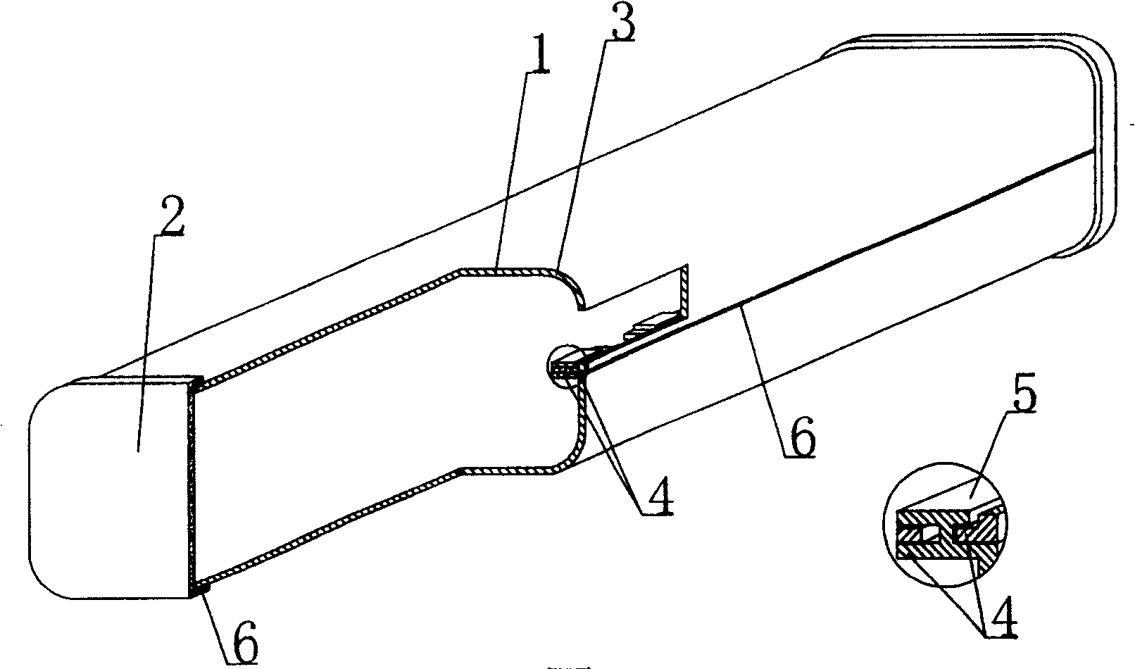 Plastic pipe with thin wall