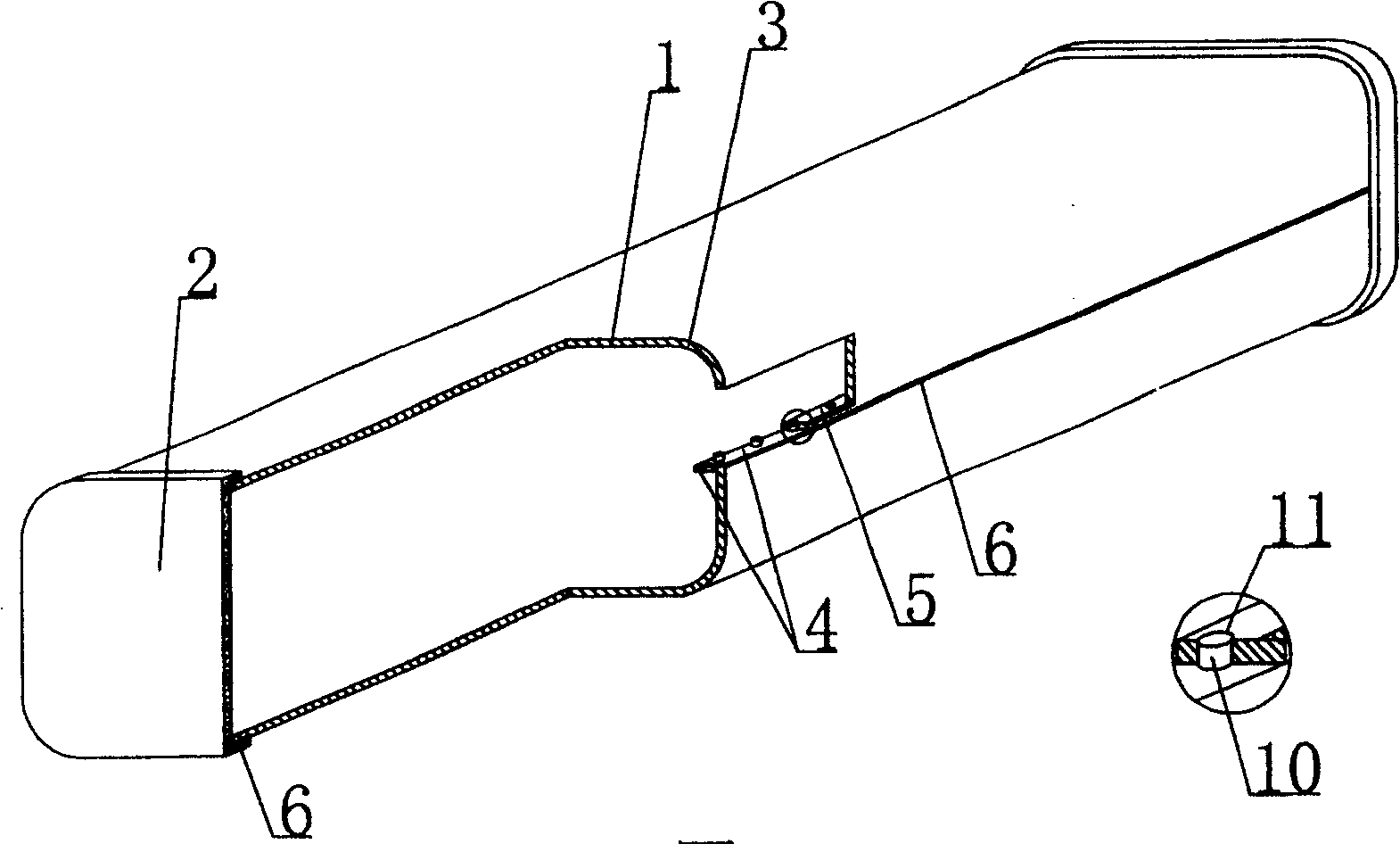 Plastic pipe with thin wall