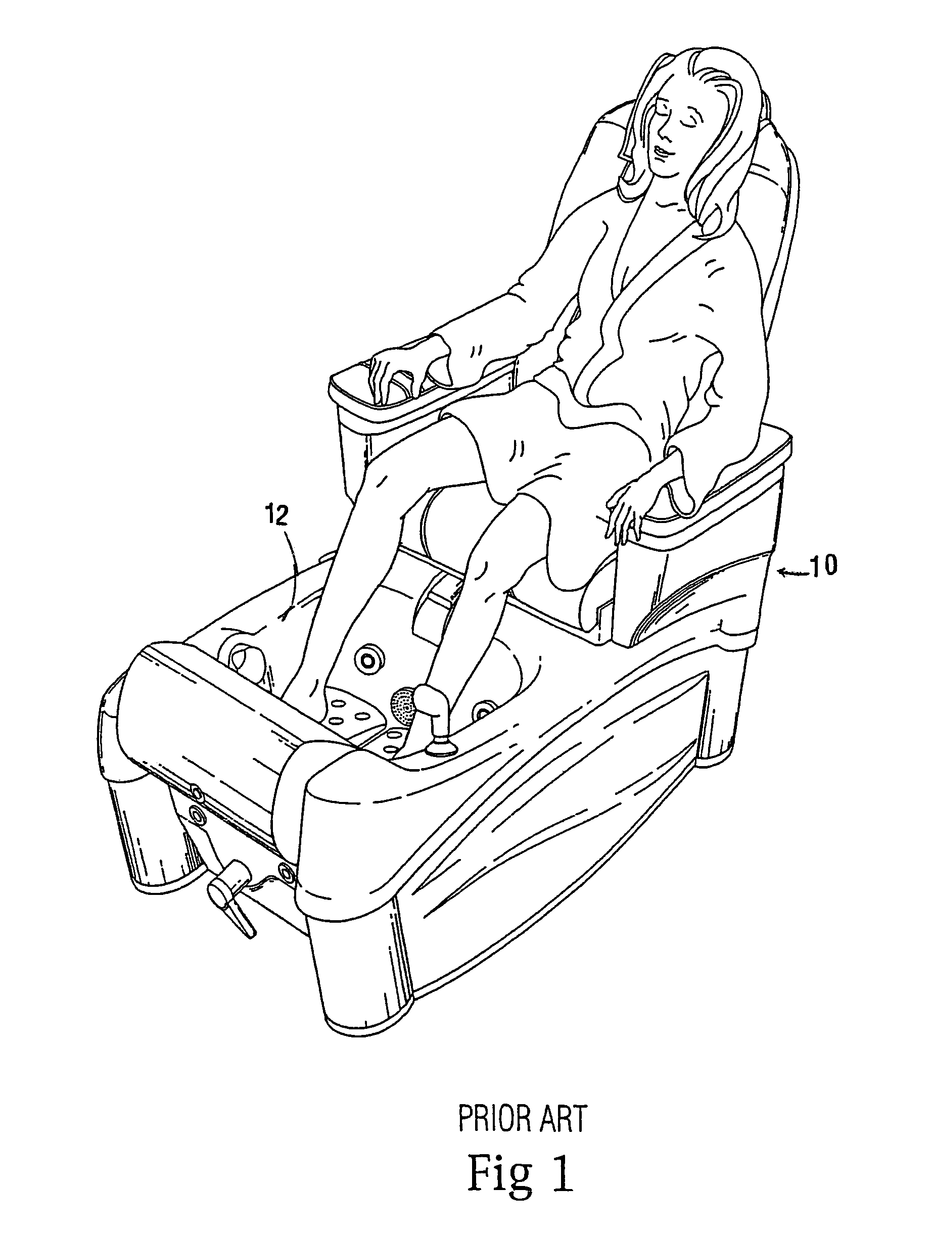 Water jet mechanism for whirlpool effect in pedicures or other applications