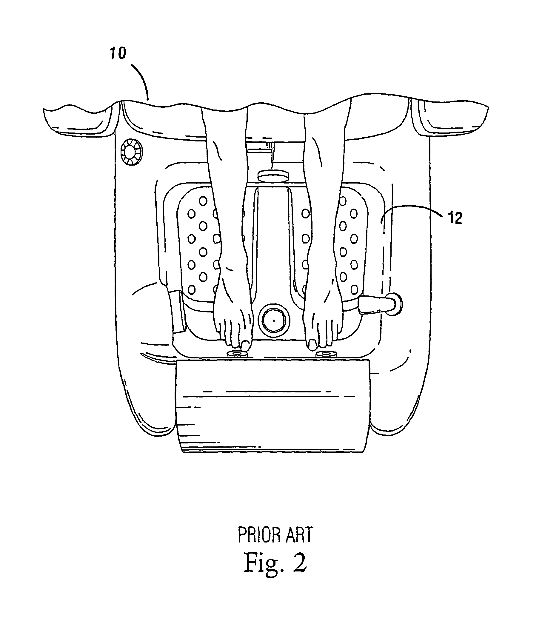 Water jet mechanism for whirlpool effect in pedicures or other applications