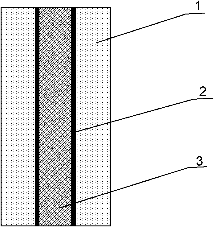 Composite porous electrode for sulfuric acid system and preparation method thereof