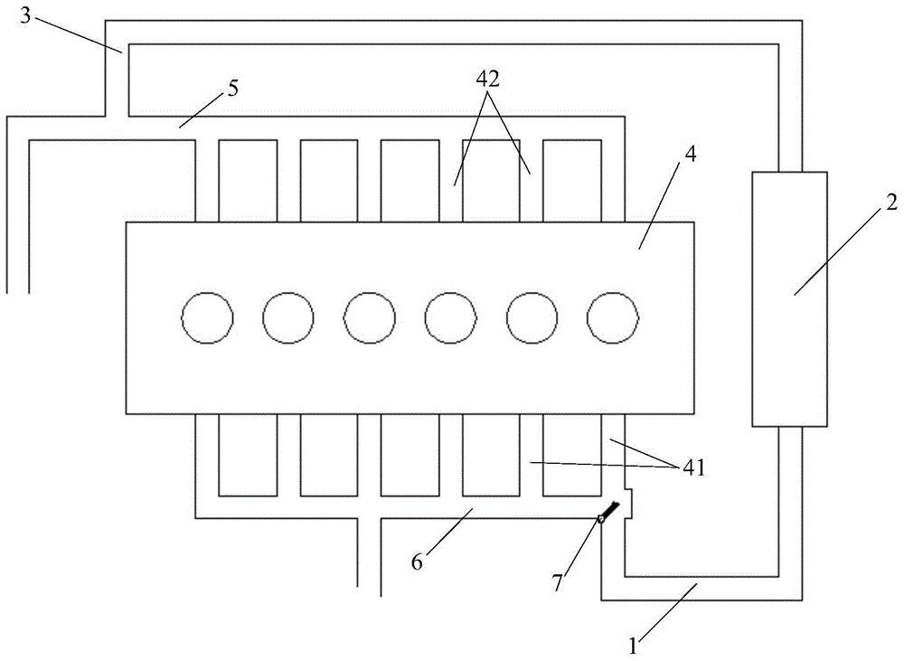 Waste gas recirculating system, motor vehicle, and control method of waste gas recirculating system