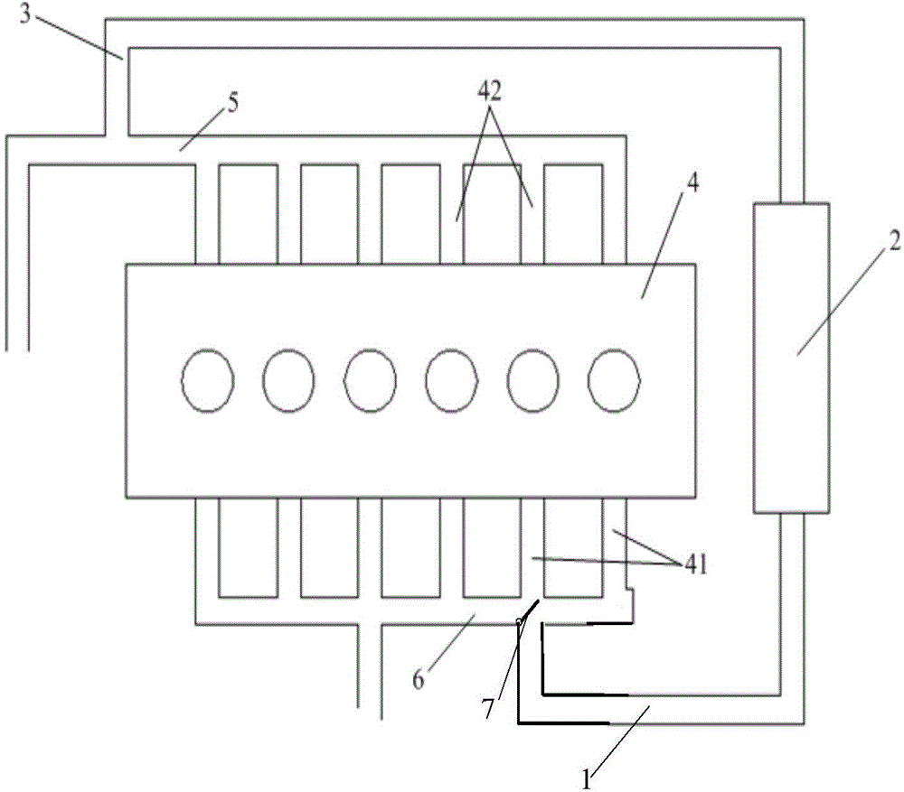 Waste gas recirculating system, motor vehicle, and control method of waste gas recirculating system