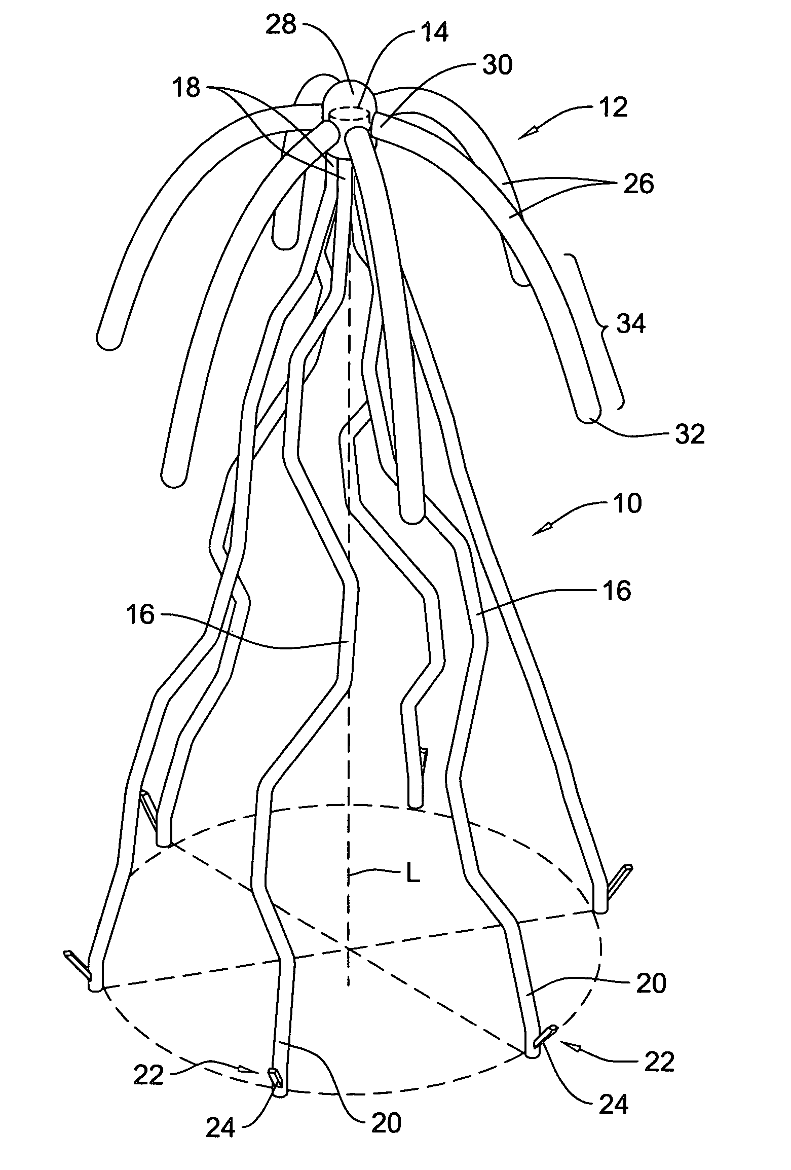 Intravascular filter with bioabsorbable centering element