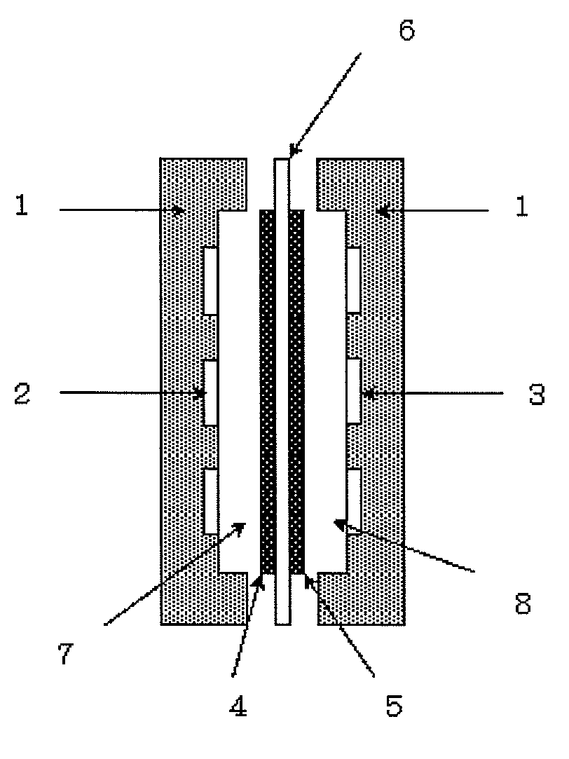 Power generation system using an alkaline fuel cell and fuel gas for alkaline fuel cells used in the system