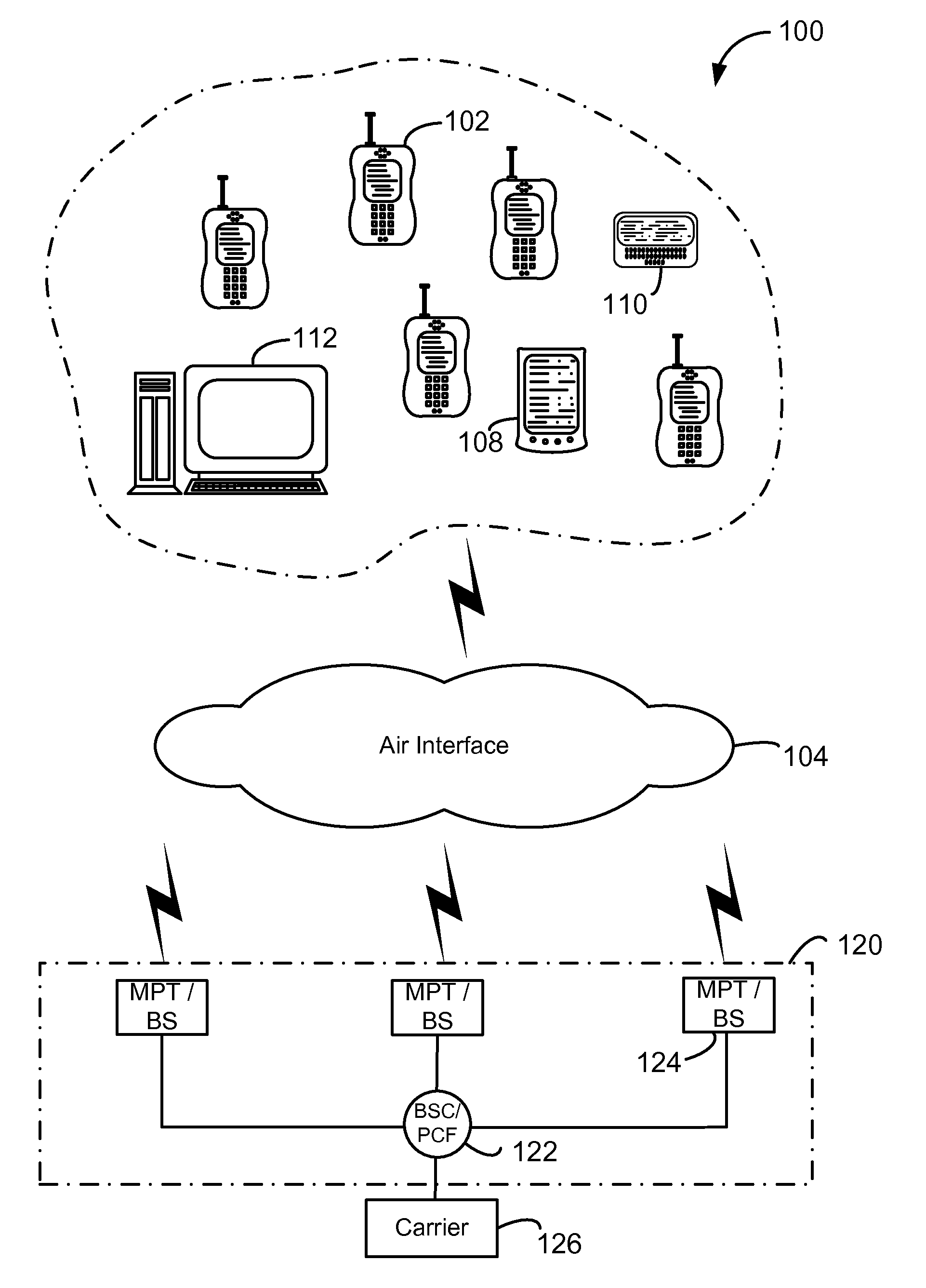 Dynamically adjusting paging cycles of a network at an access terminal based on service availability of another network within a wireless communication system