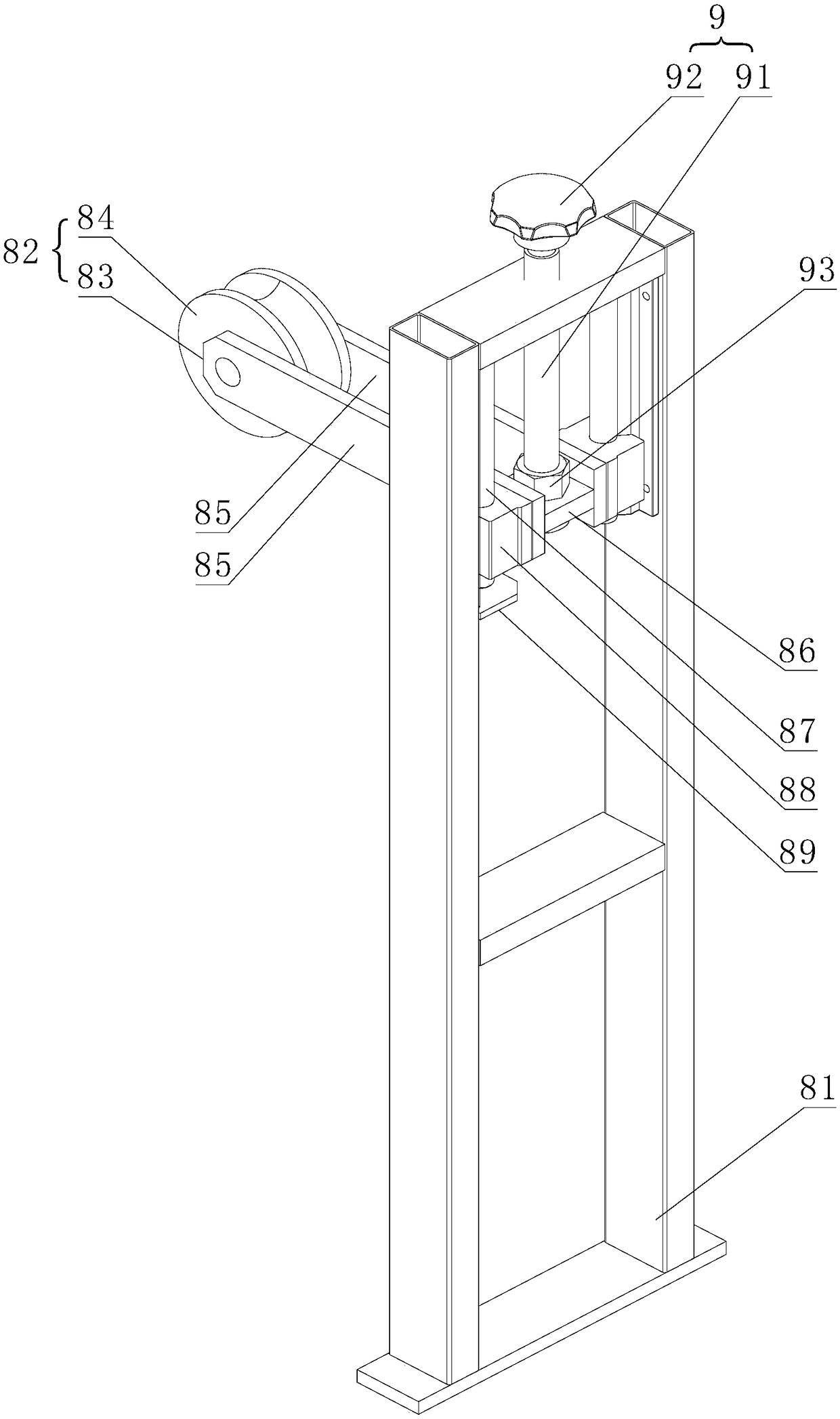 Device for testing dynamic friction coefficient