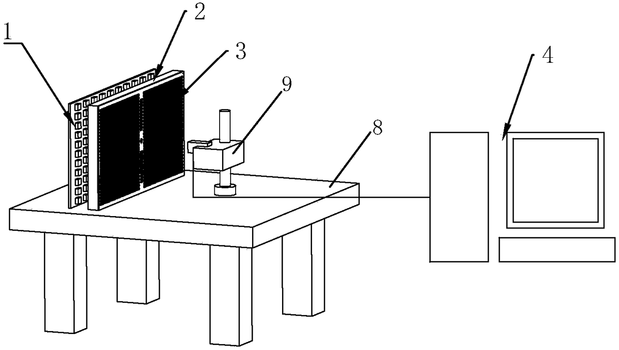 Calibration device and calibration method for infrared camera vision system