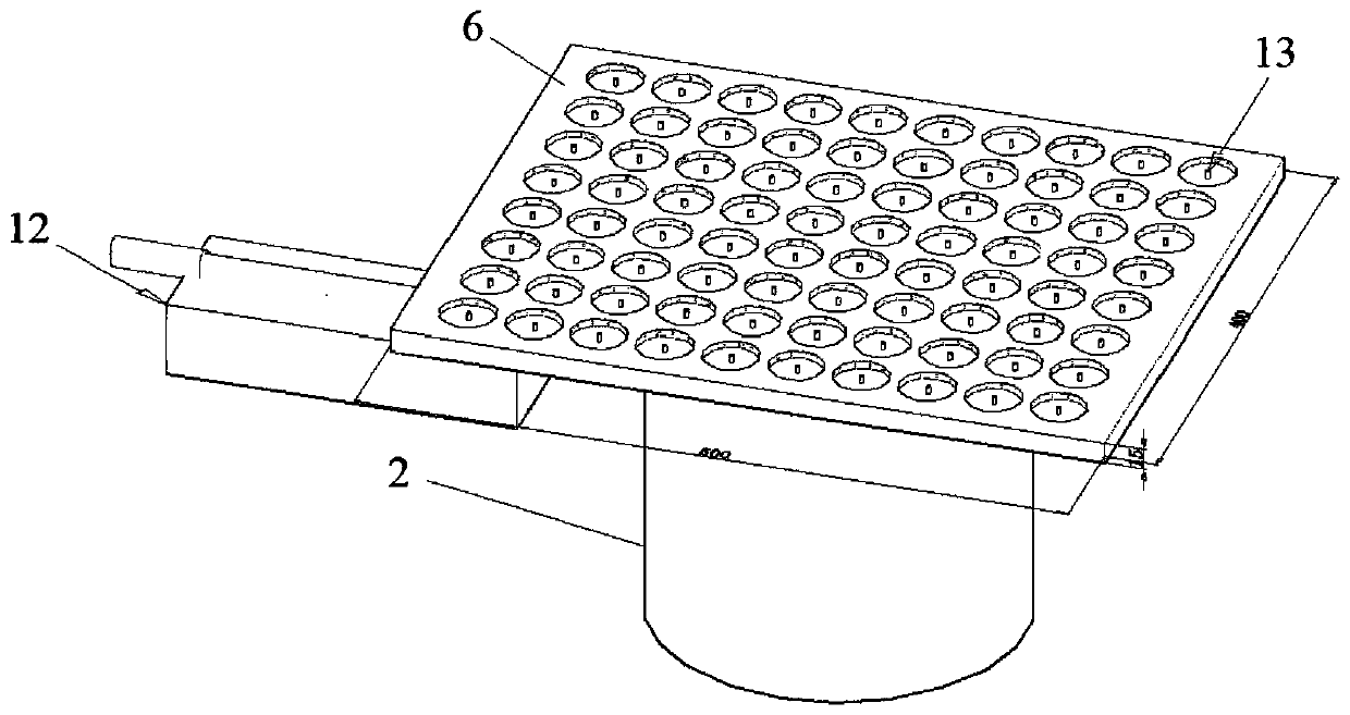 Batched and fast preparation device for triaxial remolded samples and preparation method