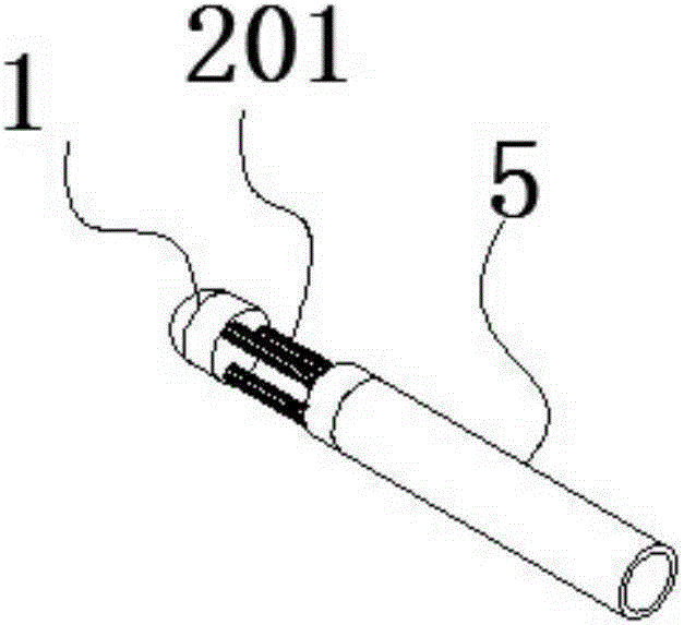 Medical catheter head end capable of measuring contact force