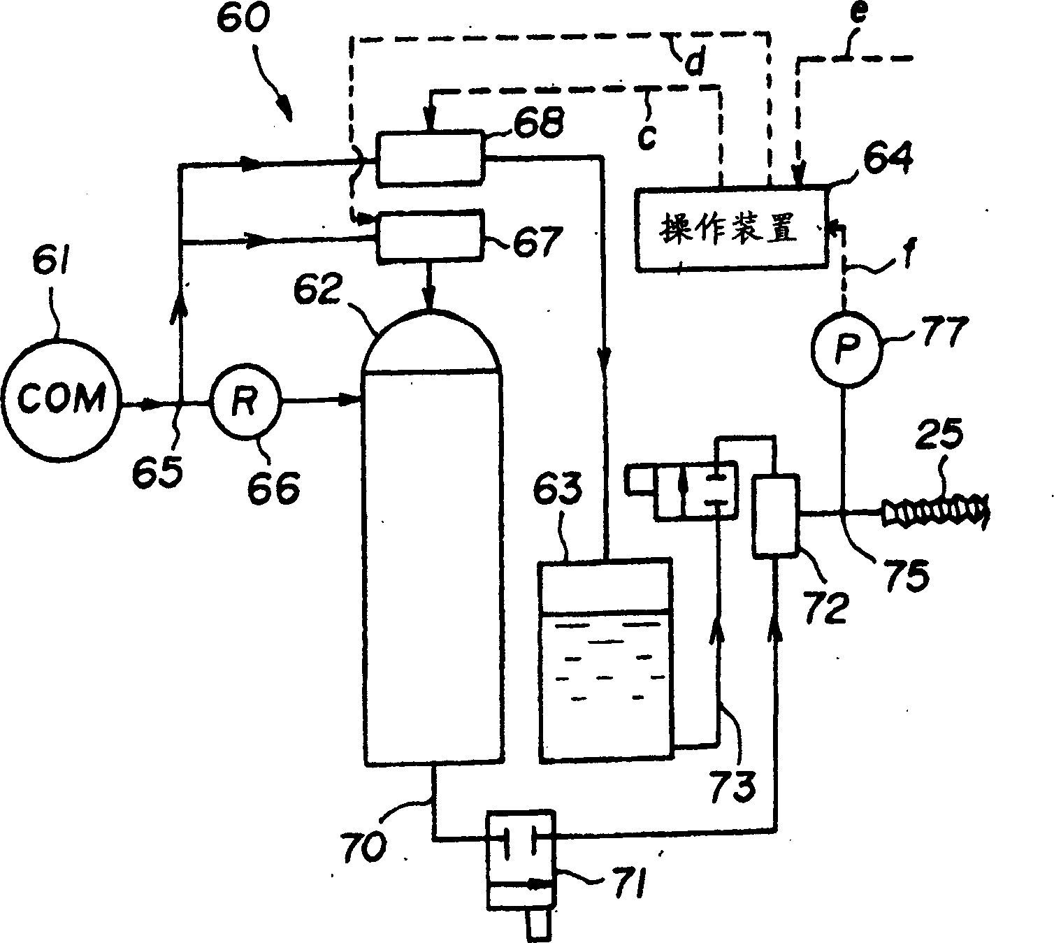 Method of coating lubricant in metallic injection machine
