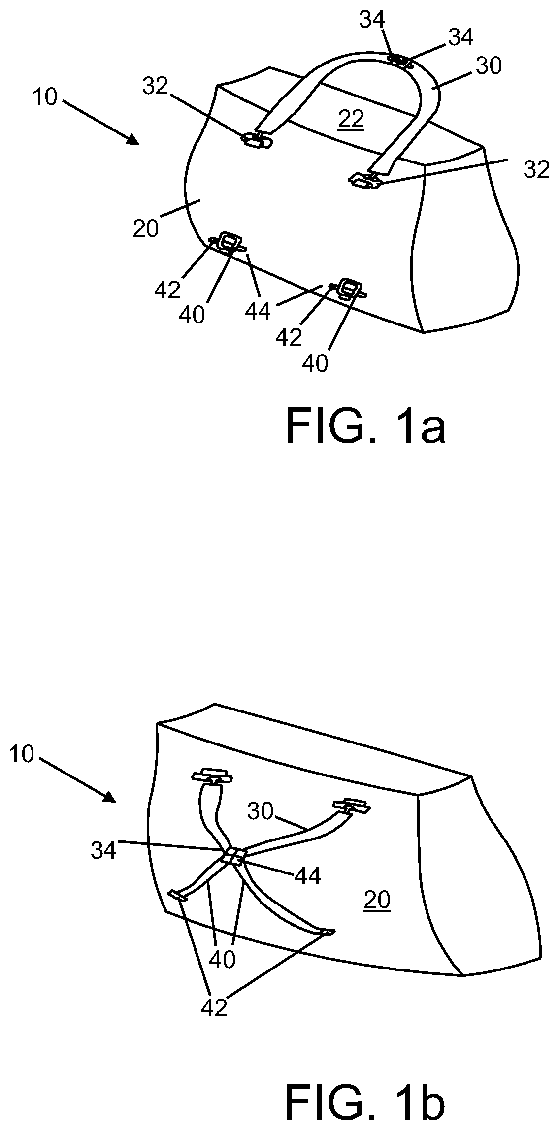 A Convertible Bag and a Method for Operating a Convertible Bag