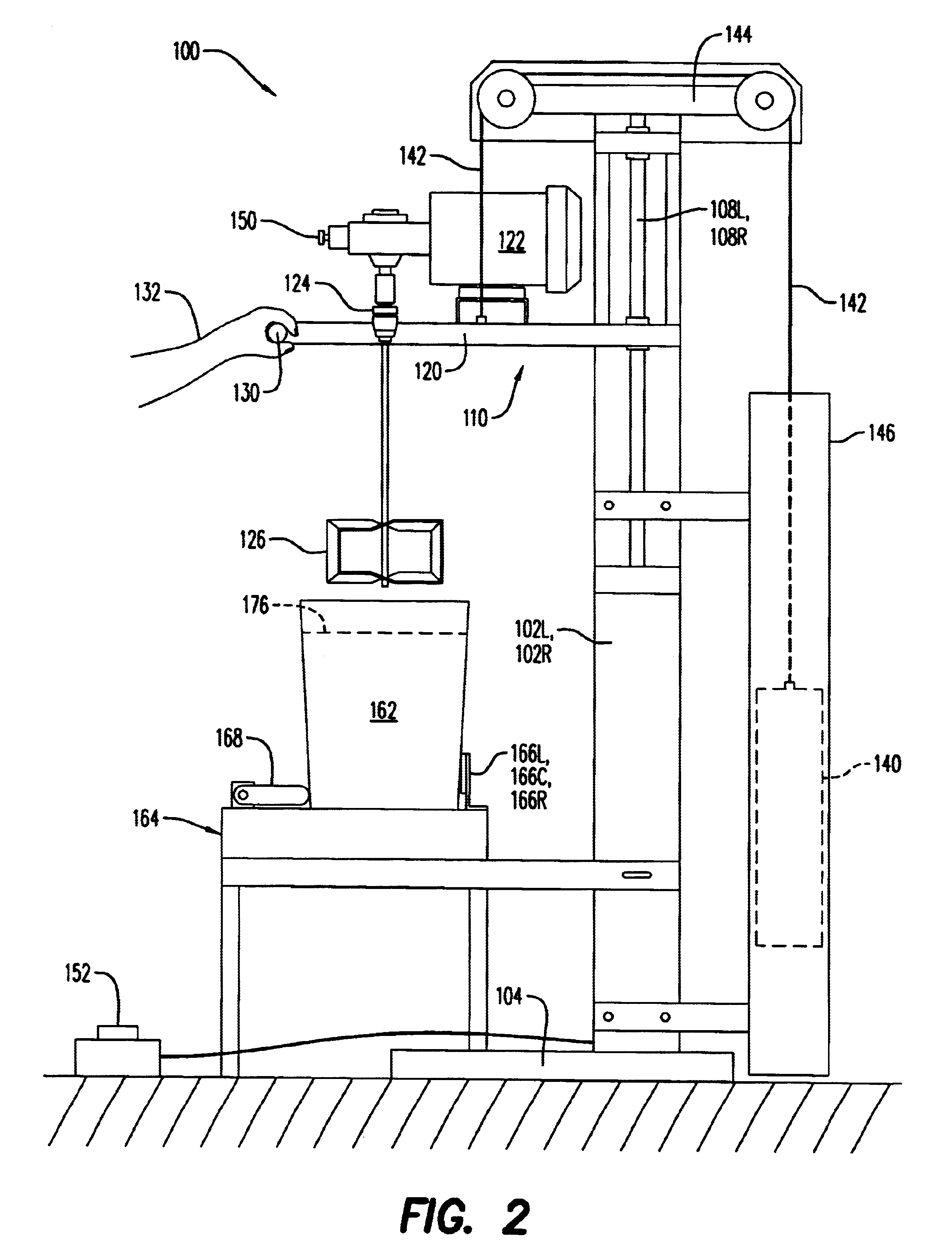 Stirring apparatus for large containers