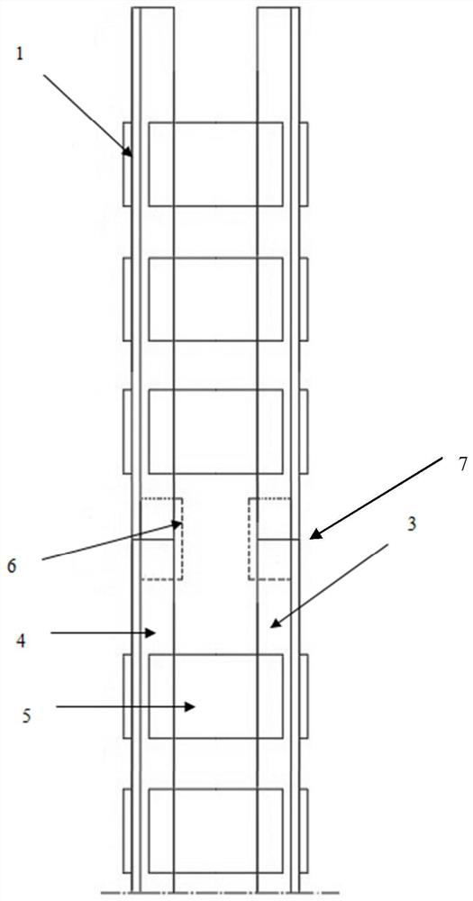 Device for installing latticed column and using method of device