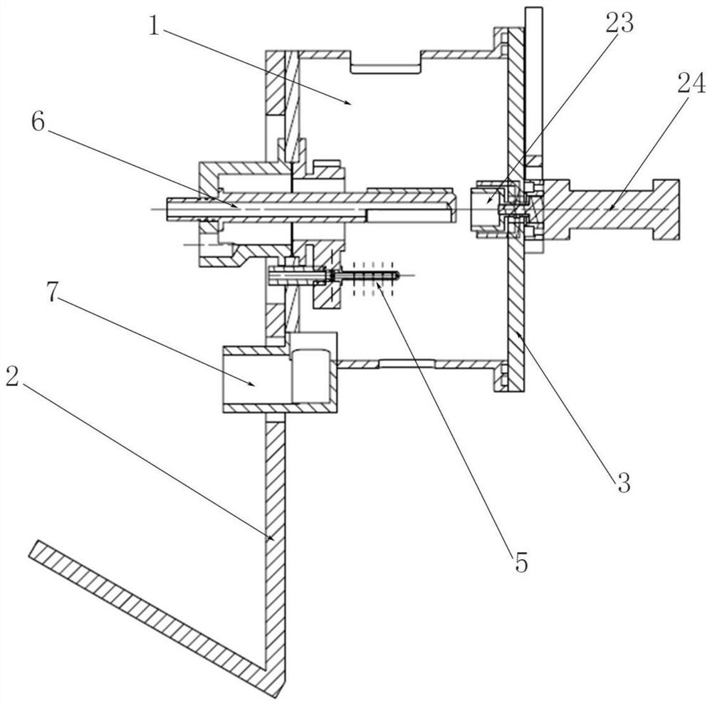 Cleaning tank body device for rail transit vehicle brake valve