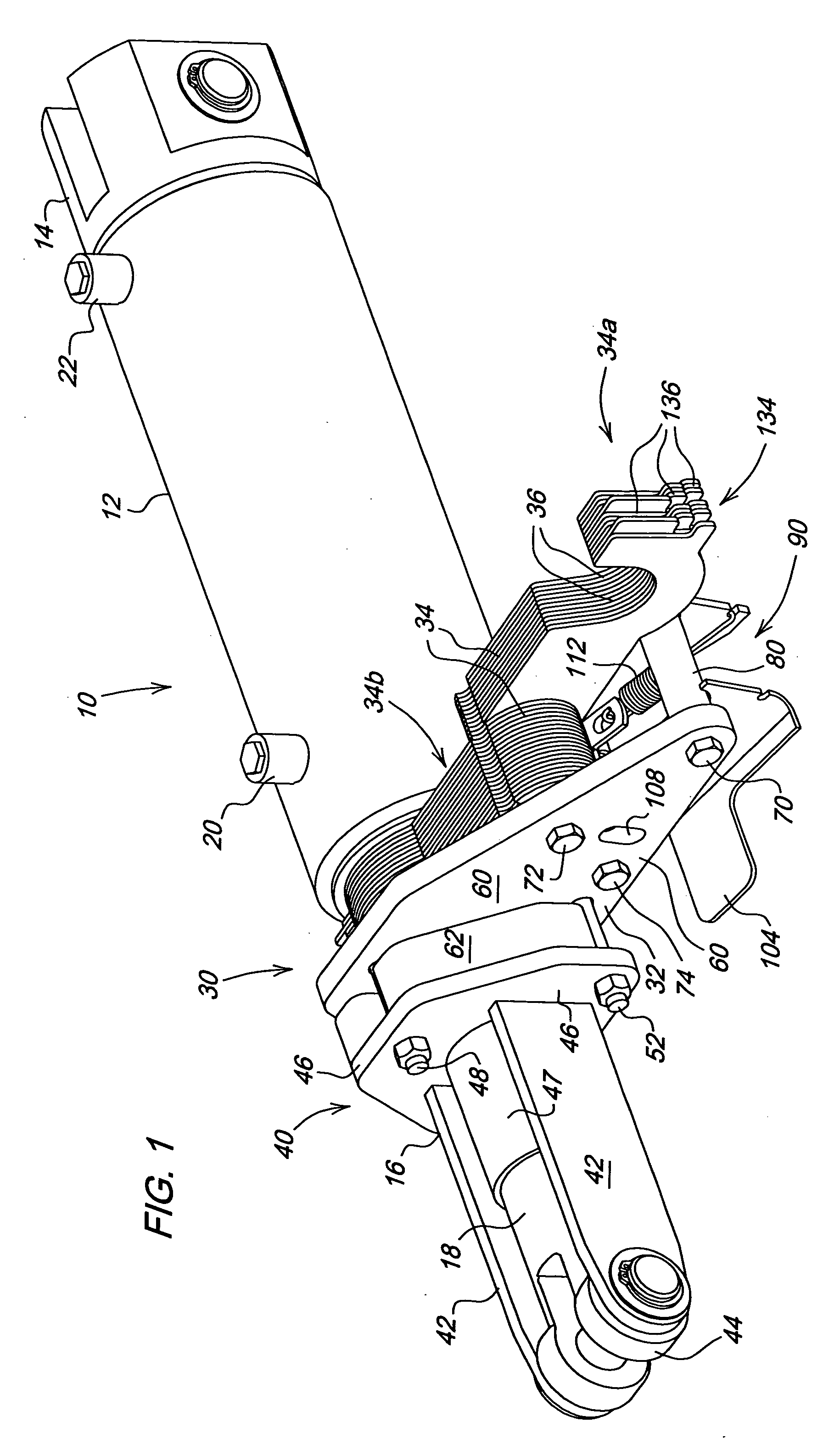 Cylinder mounted stroke control