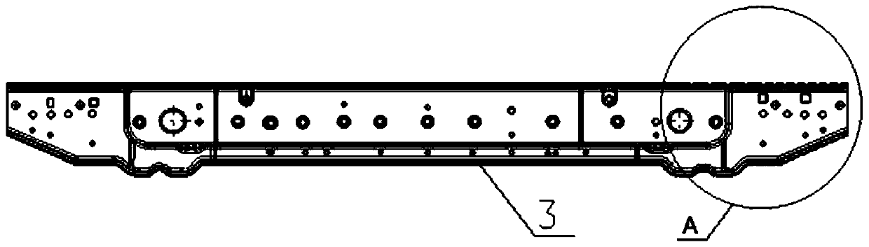 A car radiator bracket structure