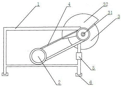 Stable casting grinding device