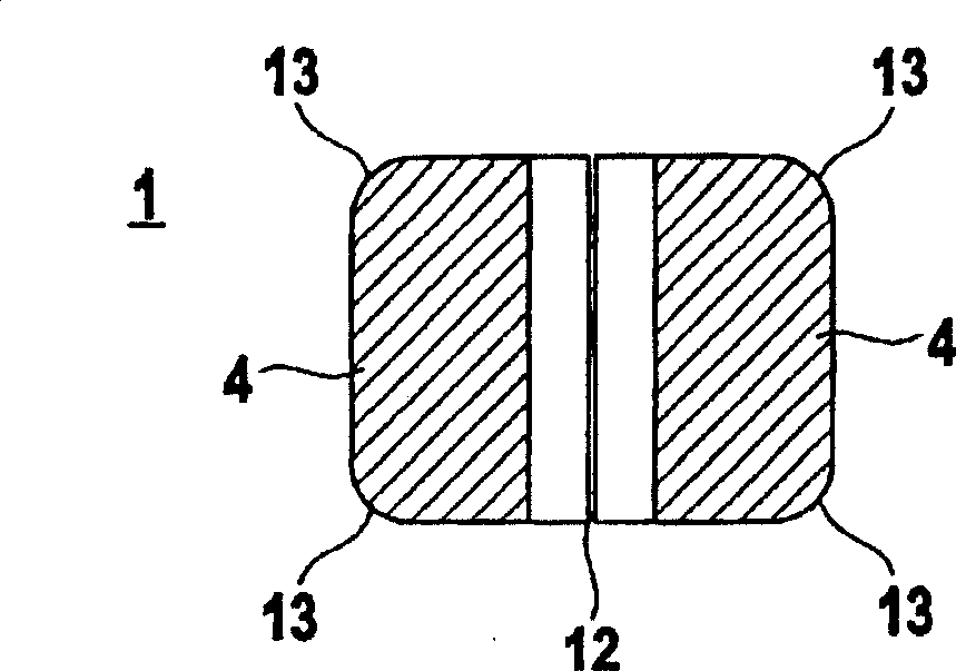 Press-in contact and method for the production thereof