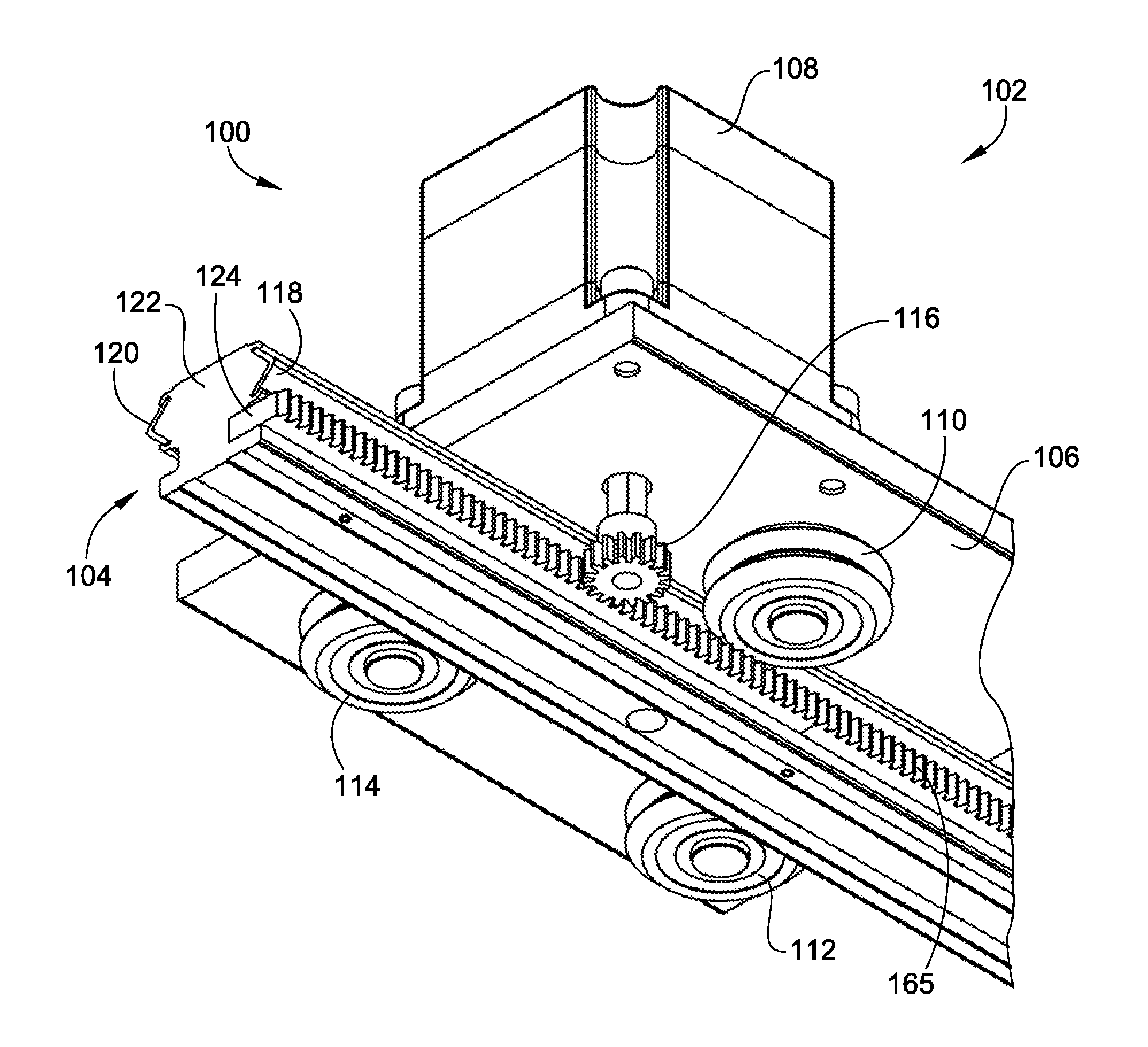 Guide Rail Having Base Rail And Gear Rack, Method Of Making Same, Guide Assembly Including Same