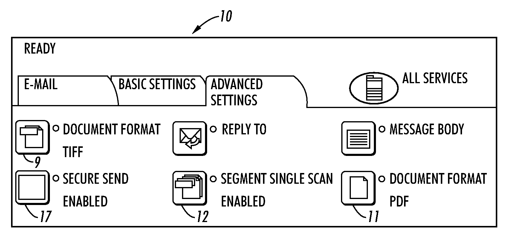 Method of segmenting a document image in digital image scanning