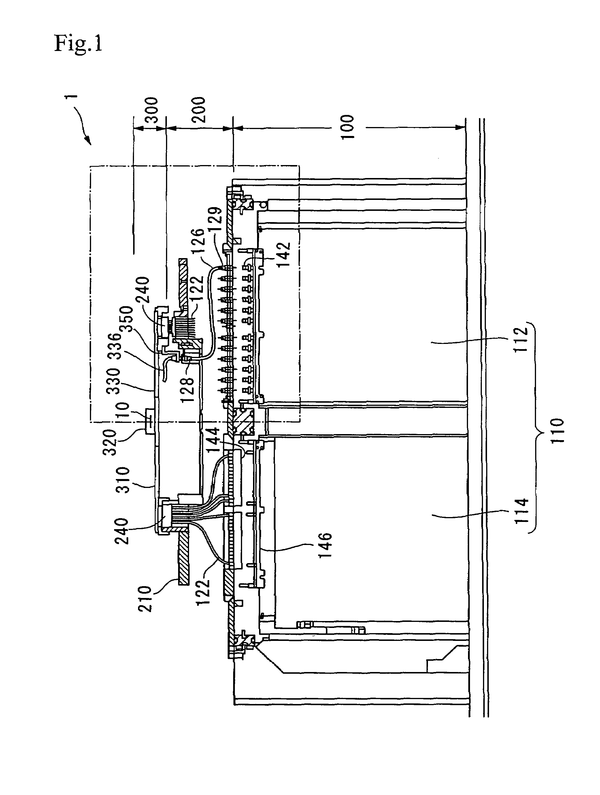 Connector housing block, interface member and electronic device testing apparatus
