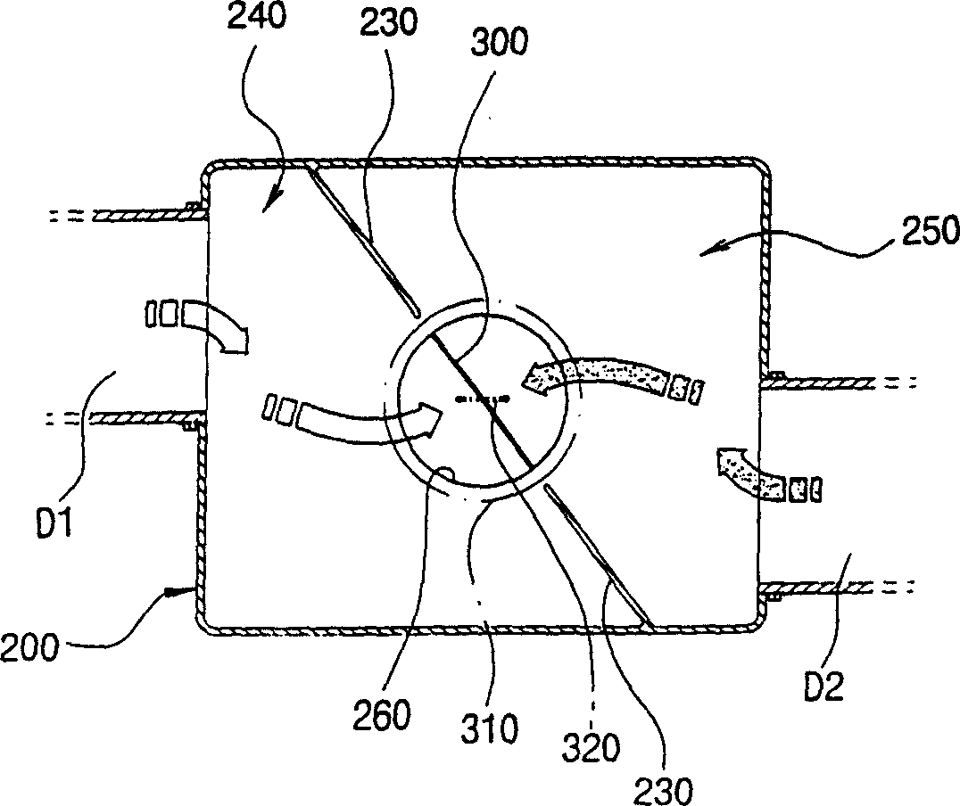 Single ventilation device with heat exchange function