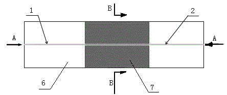 A preparation method of composite waveguide device capable of realizing light blocking effect