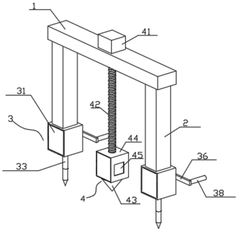 Petroleum geological exploration sampling device and method for complex surface area