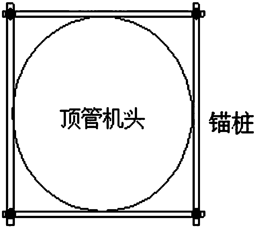 A construction method of an assembled cylindrical structure excavated by a pipe jacking machine head