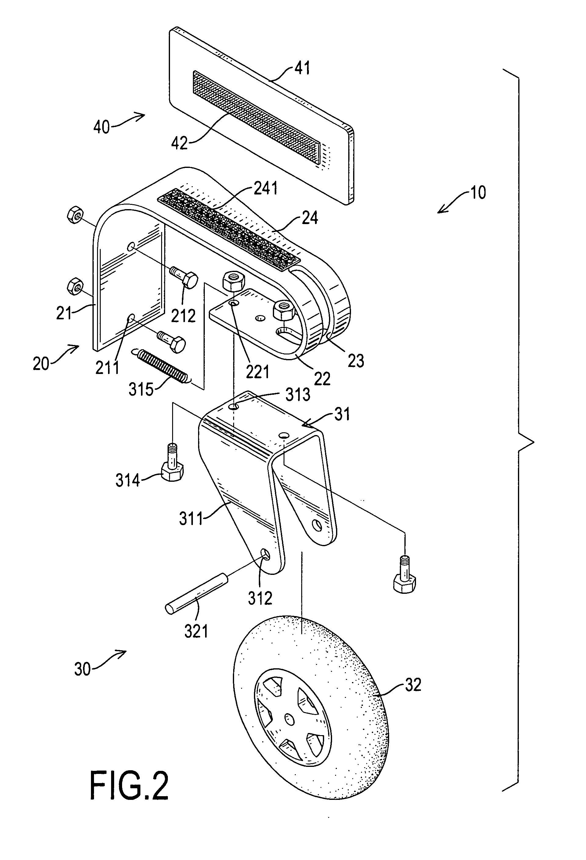 Anti-tip assembly for a power wheelchair
