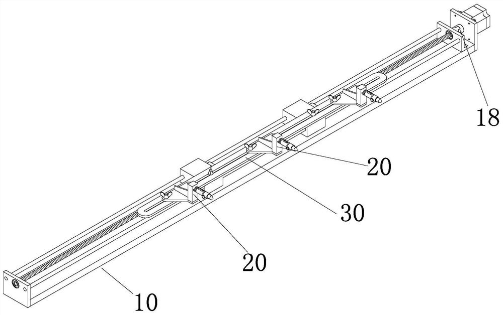 Electric Displacement Line Drawing Device and Stakeout Method for Intersecting Lines of Helicoids