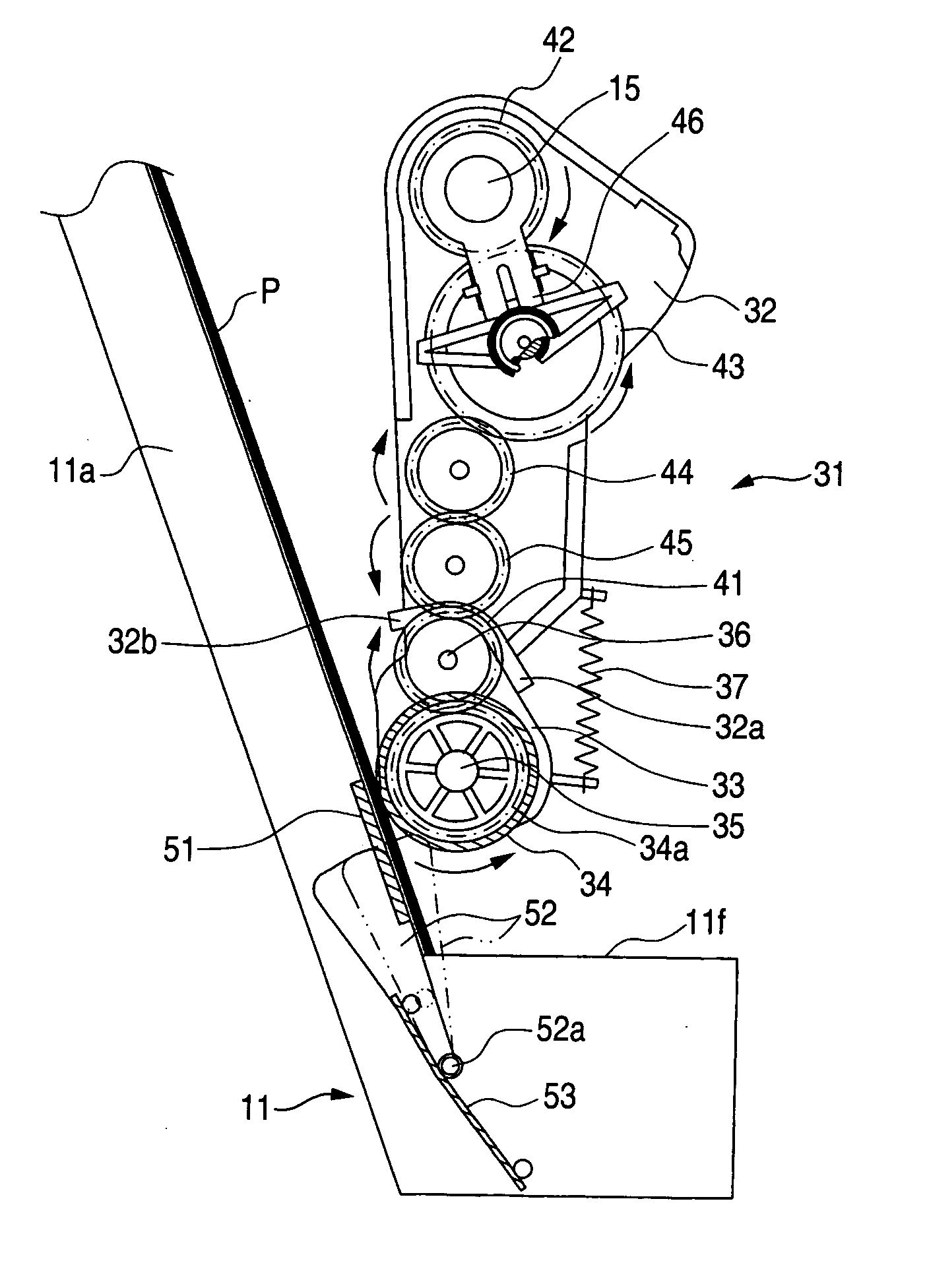 Feed roller unit and conveyance apparatus