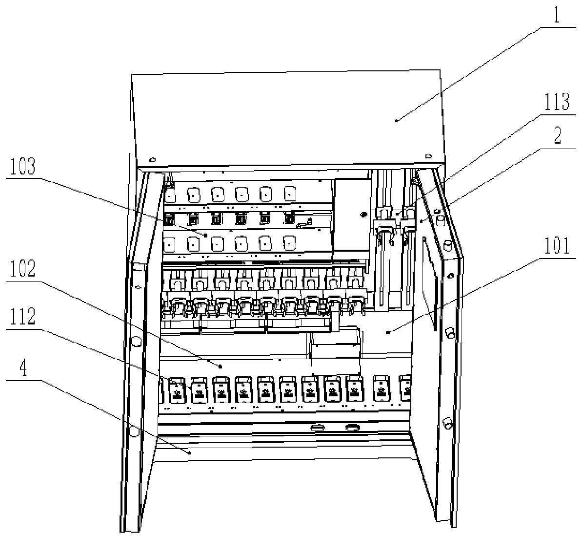 Multifunctional intelligent comprehensive anti-deformation bullet cabinet