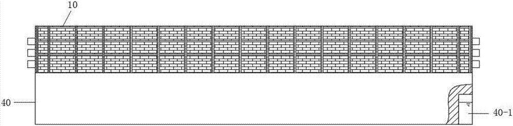 Large-size movable type graphitization system