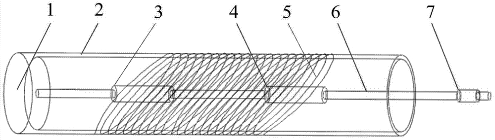 A kind of double magnet single fiber optic endoscope scanning probe and its preparation method