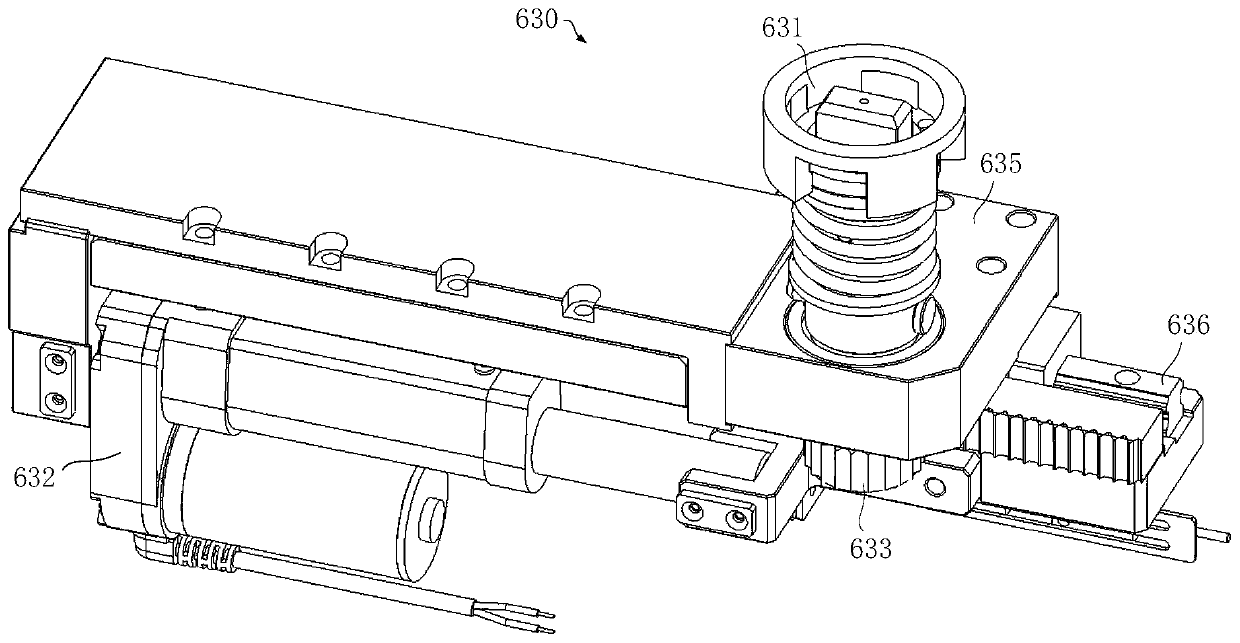 Locking and unlocking mechanism assembly for charging