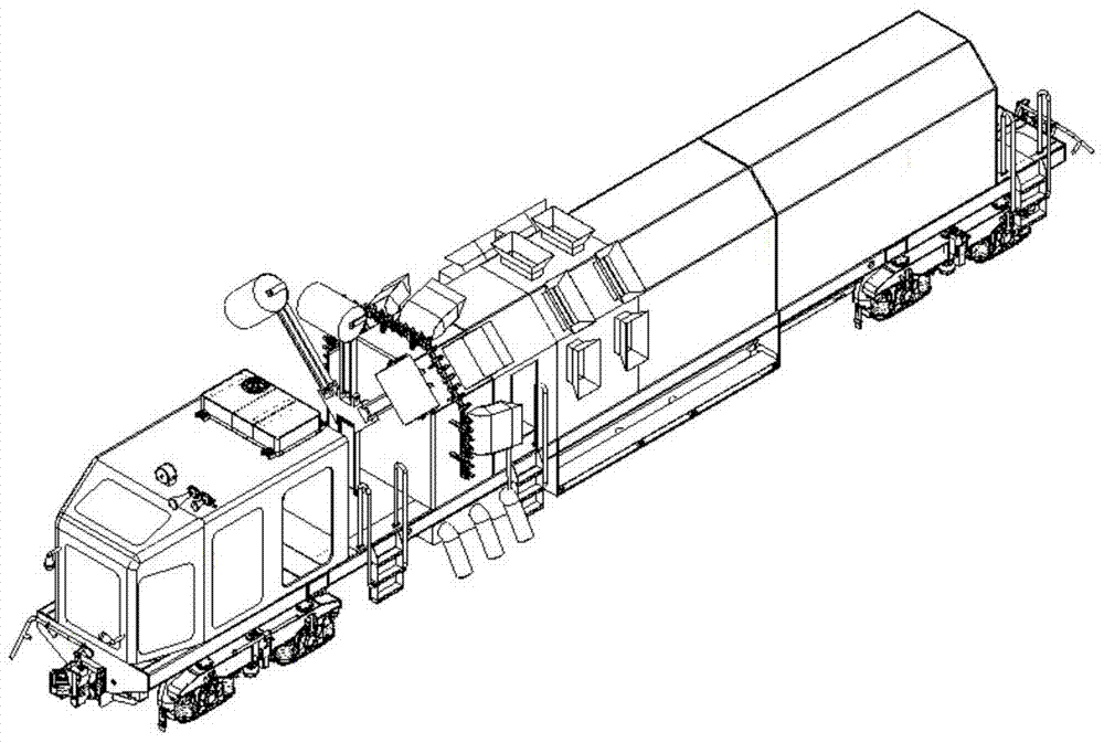 A tunnel dust removal vehicle with a drawer-type dust collection cabin and its use method