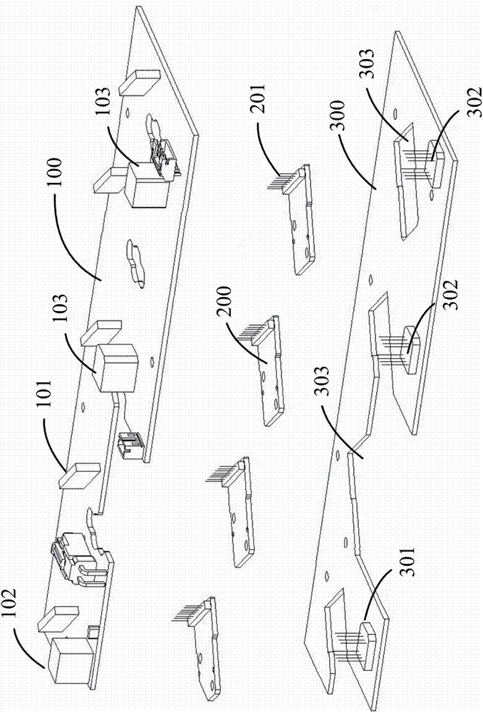 High heat dissipation drive circuit module based on stage light high power led