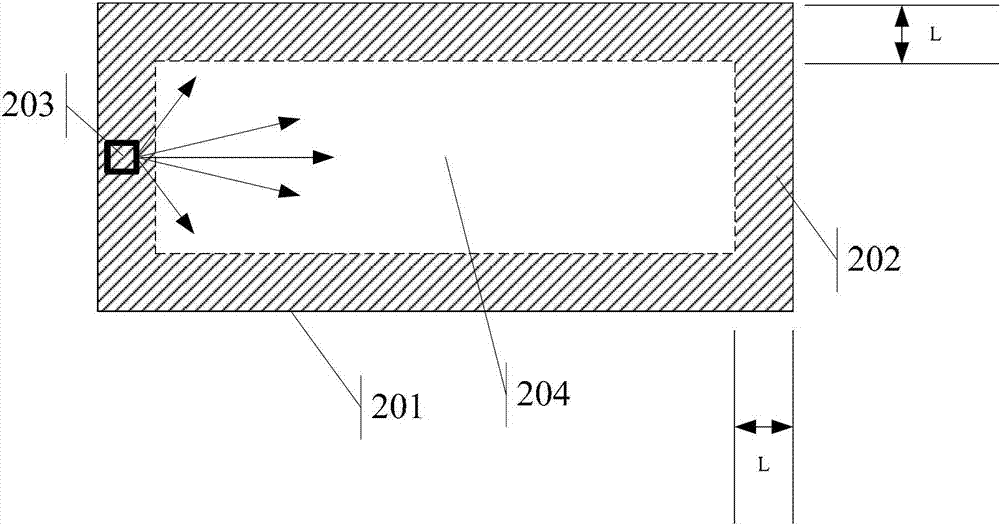 Light-emitting diode (LED) backlight module and electronic equipment