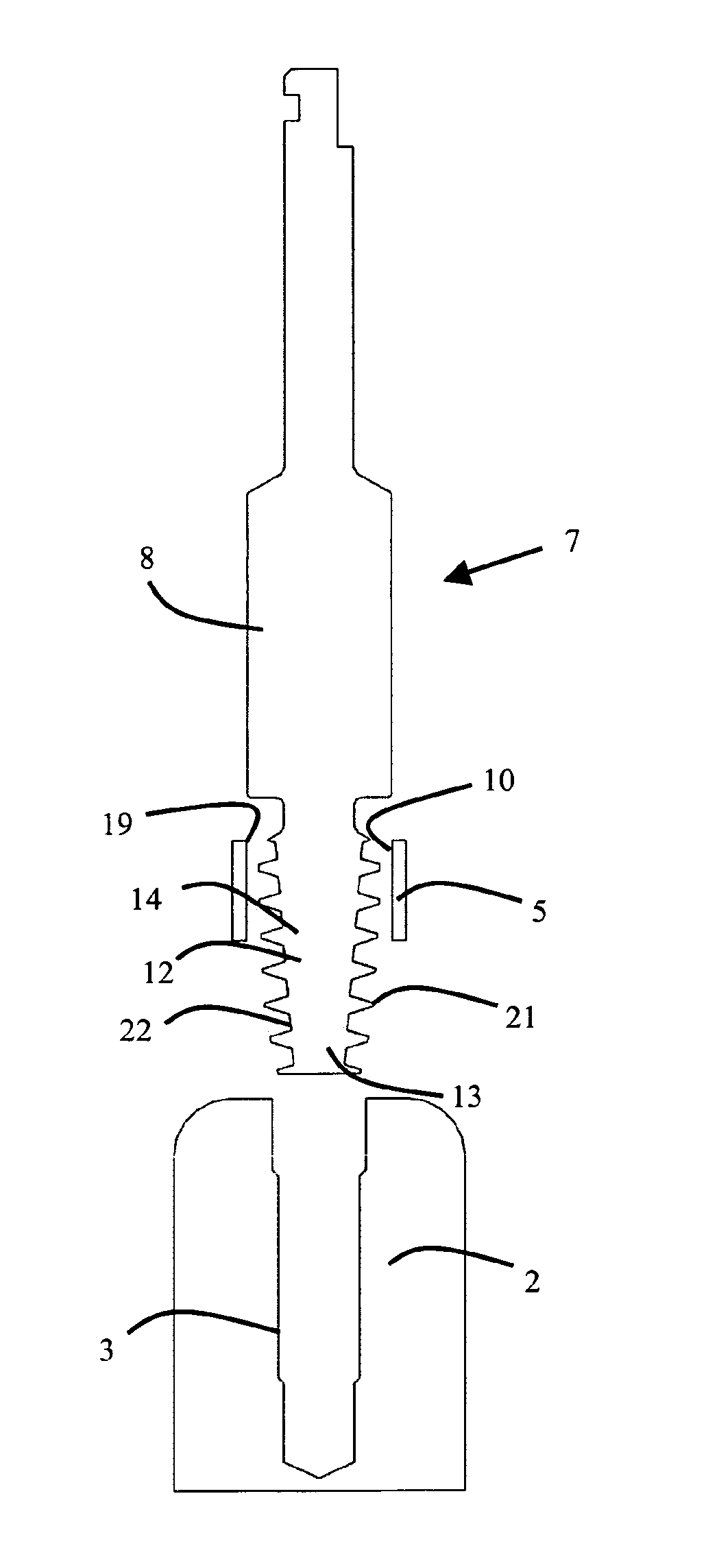 Components for threading of bone