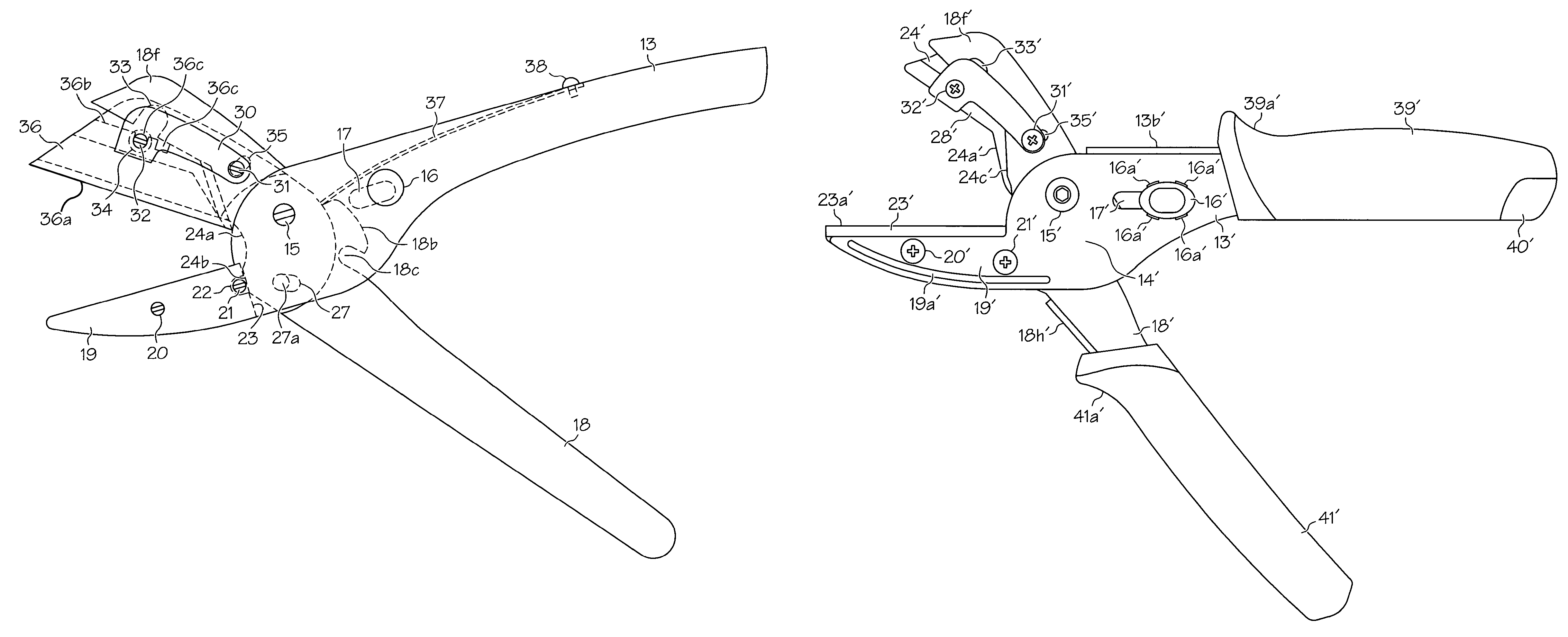 Utility cutter with a non-tool blade changer