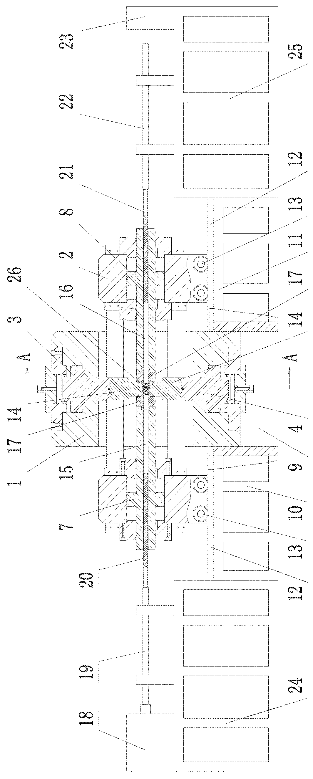 Low-frequency disturbance and high-speed impact type high-pressure true triaxial test apparatus and method