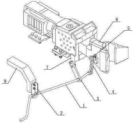 Wagon coupler unlocking mechanism and wagon coupler buffer device with the same