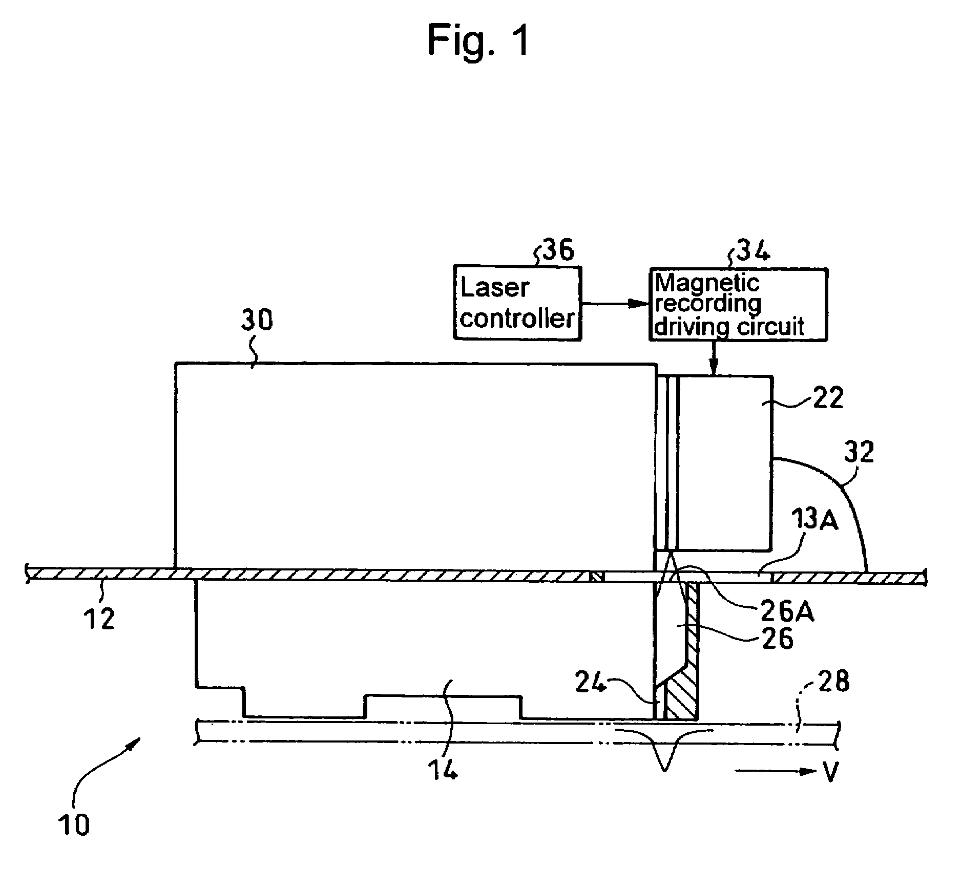 Heat assisted magnetic recording head and heat assisted magnetic recording apparatus for heating a recording region in a magnetic recording medium during magnetic recording