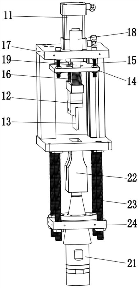 Cutting and fusing device and elastic band manufacturing machine