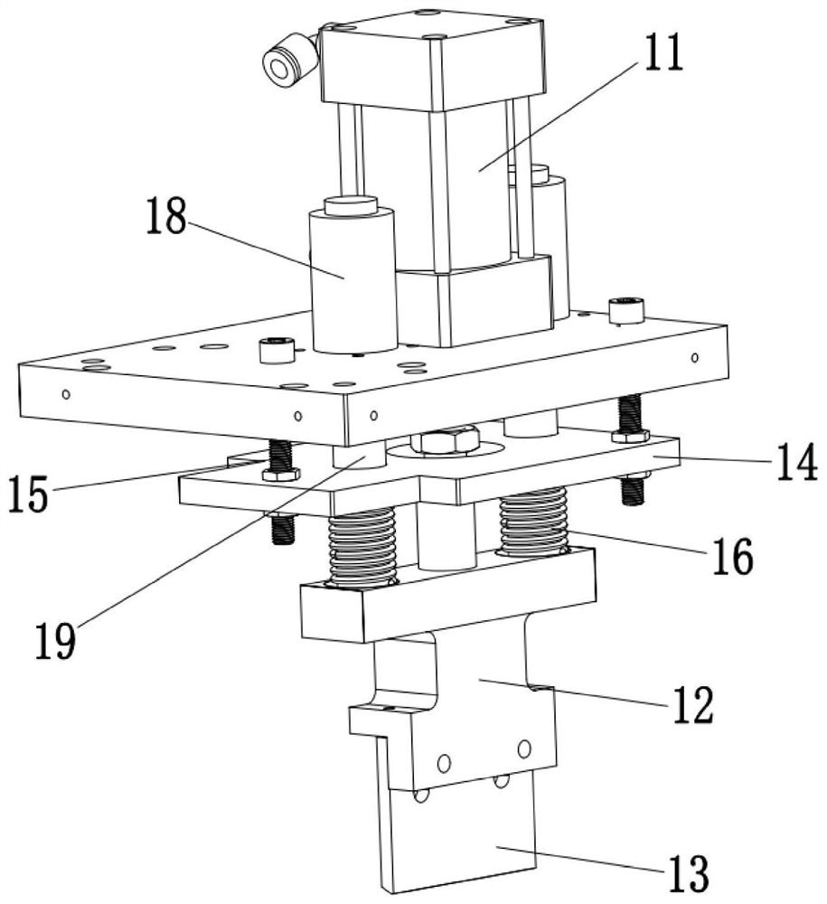 Cutting and fusing device and elastic band manufacturing machine