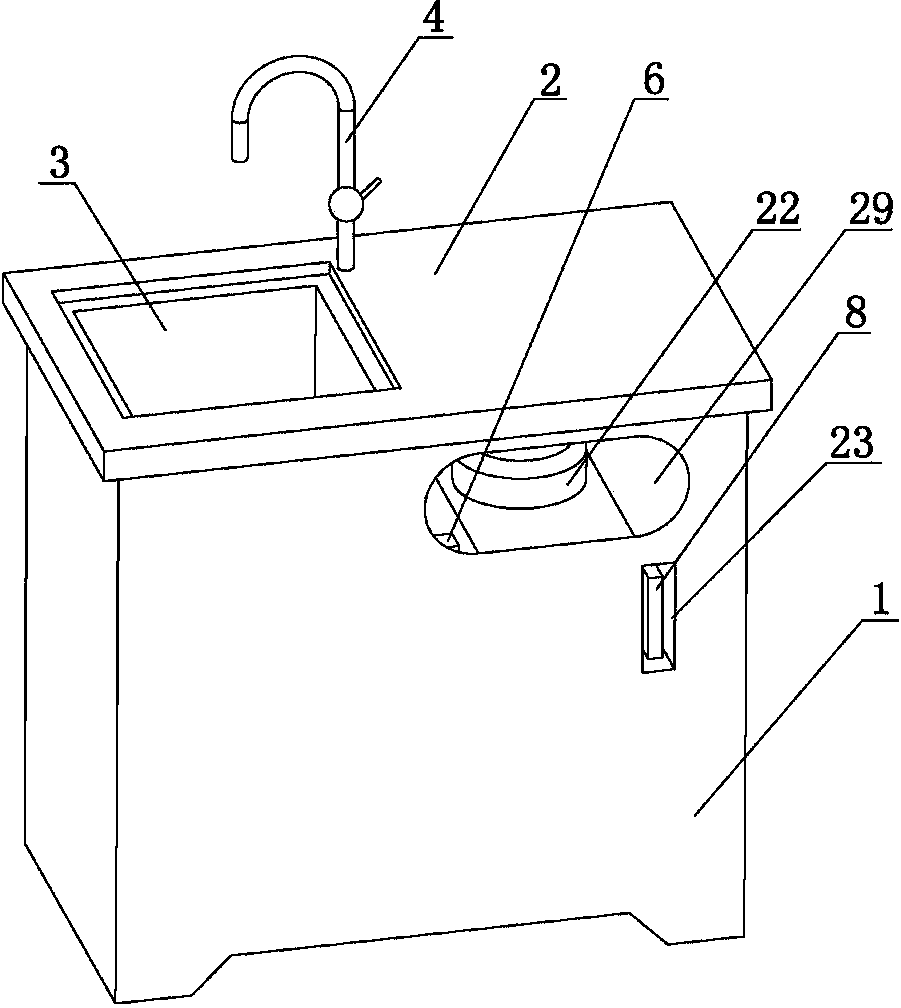 Full-automatic disinfection tank