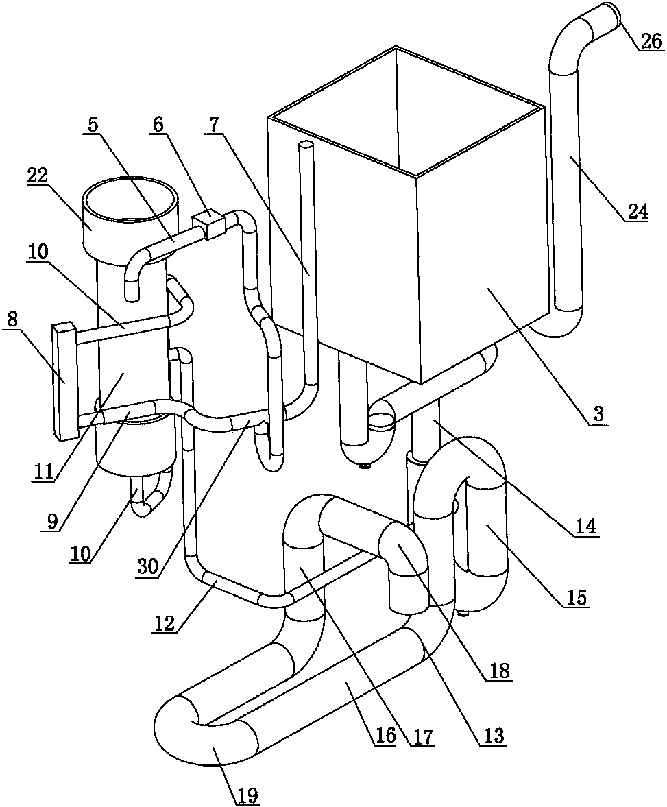 Full-automatic disinfection tank