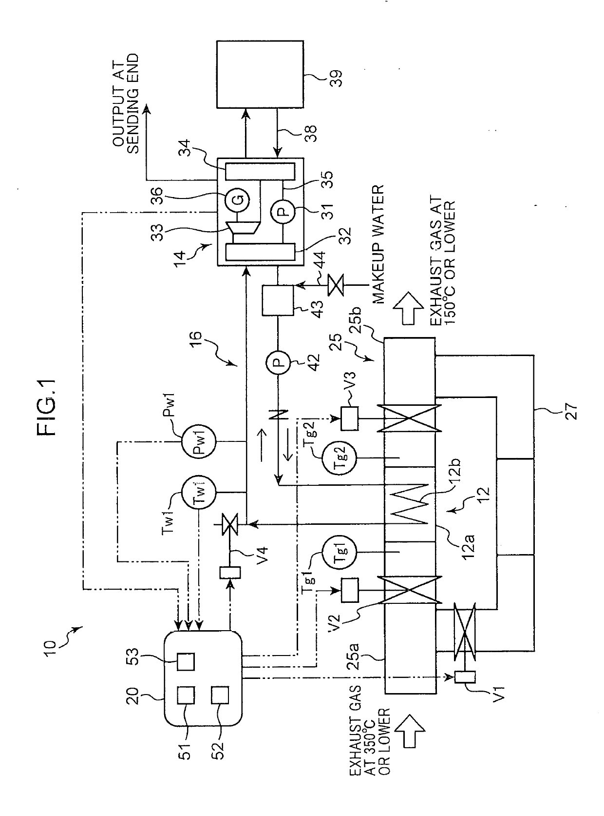Exhaust heat recovery device and binary electricity generation device